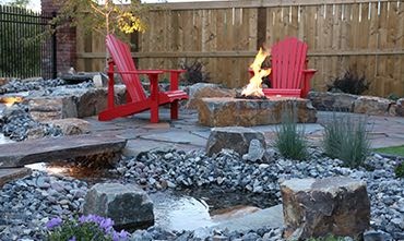 Natural Stone Gas Fire Rocks